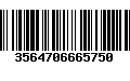 Código de Barras 3564706665750