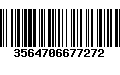 Código de Barras 3564706677272