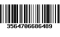 Código de Barras 3564706686489