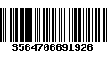 Código de Barras 3564706691926