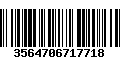 Código de Barras 3564706717718