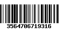 Código de Barras 3564706719316