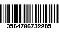 Código de Barras 3564706732285