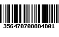 Código de Barras 356470708884801