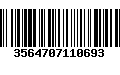 Código de Barras 3564707110693