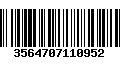 Código de Barras 3564707110952