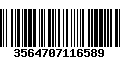 Código de Barras 3564707116589