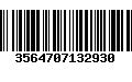 Código de Barras 3564707132930