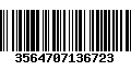 Código de Barras 3564707136723