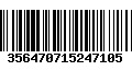 Código de Barras 356470715247105