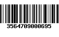 Código de Barras 3564709000695