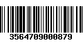 Código de Barras 3564709000879