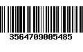 Código de Barras 3564709005485