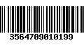 Código de Barras 3564709010199