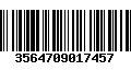 Código de Barras 3564709017457