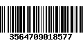 Código de Barras 3564709018577