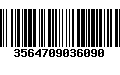 Código de Barras 3564709036090