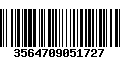 Código de Barras 3564709051727