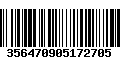 Código de Barras 356470905172705