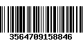 Código de Barras 3564709158846