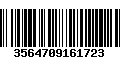 Código de Barras 3564709161723