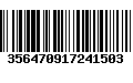 Código de Barras 356470917241503