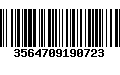 Código de Barras 3564709190723