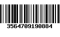 Código de Barras 3564709190884