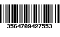 Código de Barras 3564709427553