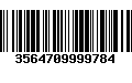 Código de Barras 3564709999784