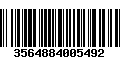 Código de Barras 3564884005492