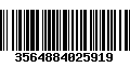 Código de Barras 3564884025919