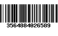 Código de Barras 3564884026589