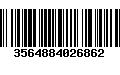 Código de Barras 3564884026862