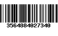 Código de Barras 3564884027340