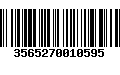 Código de Barras 3565270010595