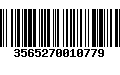 Código de Barras 3565270010779