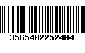 Código de Barras 3565402252404