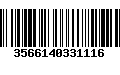 Código de Barras 3566140331116