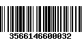 Código de Barras 3566146600032