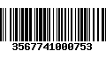 Código de Barras 3567741000753