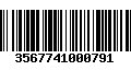 Código de Barras 3567741000791