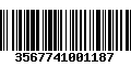 Código de Barras 3567741001187