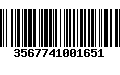 Código de Barras 3567741001651