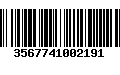 Código de Barras 3567741002191