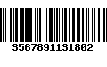 Código de Barras 3567891131802