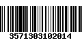 Código de Barras 3571303102014