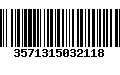 Código de Barras 3571315032118