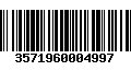 Código de Barras 3571960004997