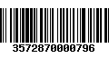 Código de Barras 3572870000796